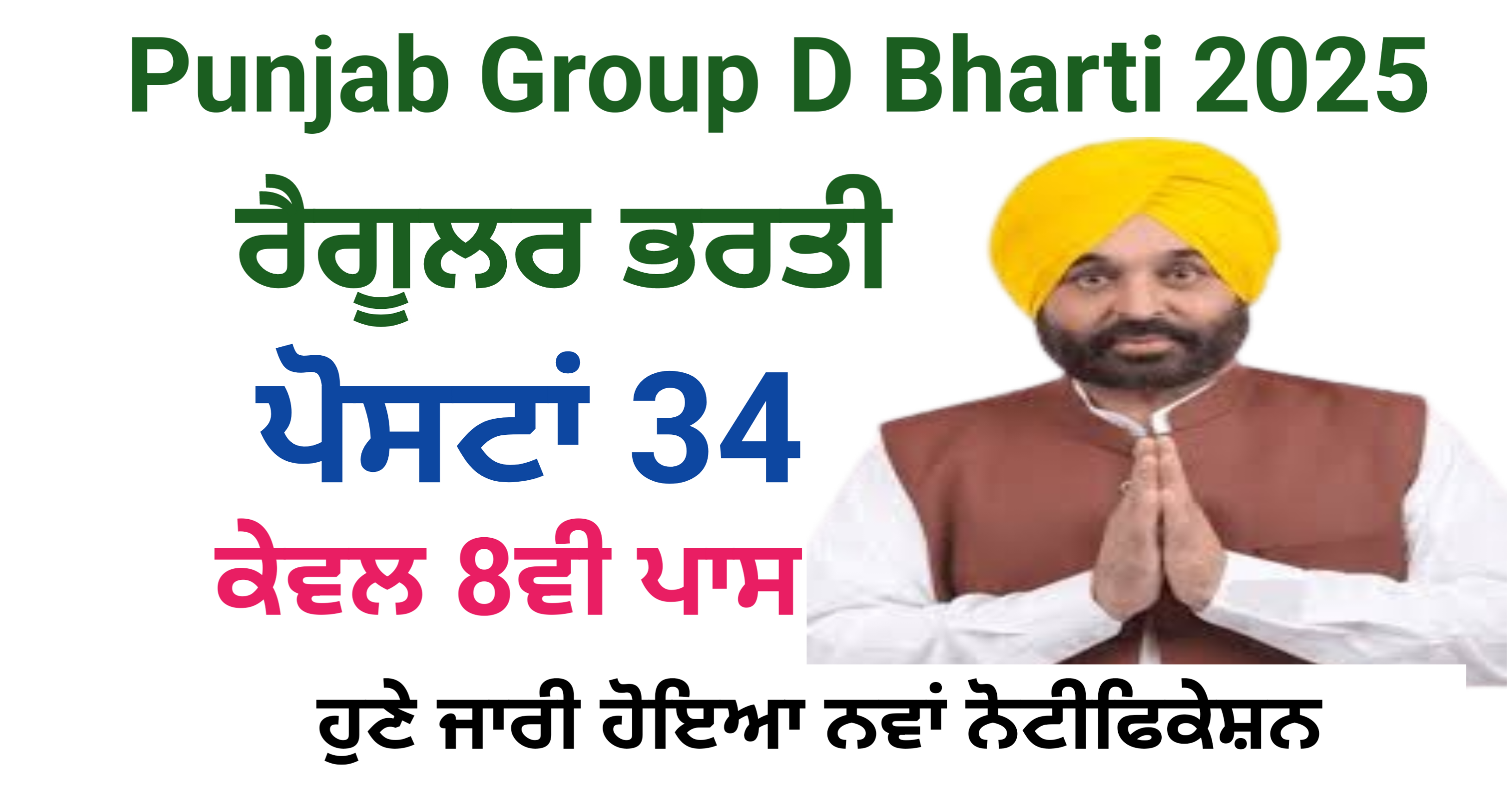 Punjab Group D Bharti 2025