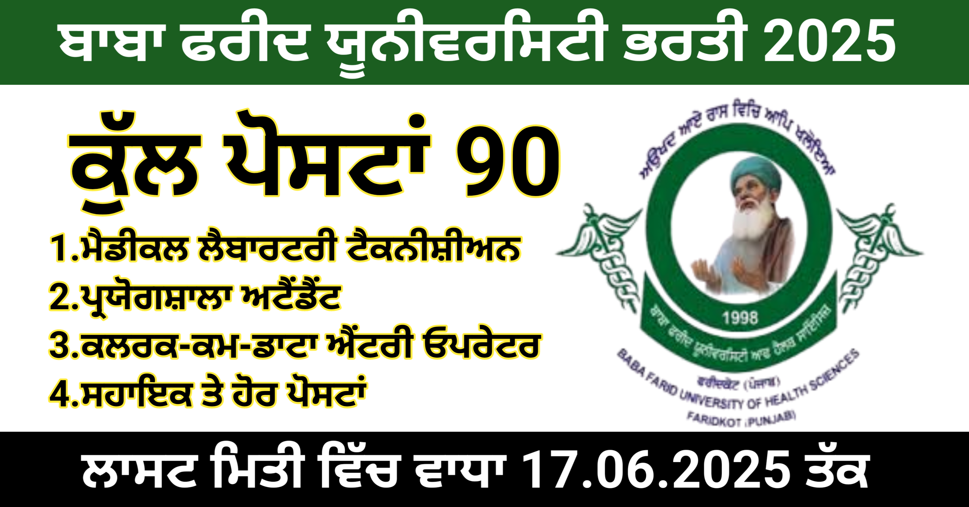 Bfuhs Bharti 2025