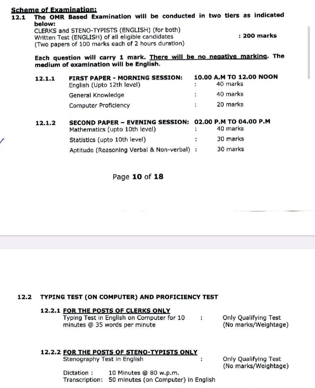 Chandigarh Administration Clerk & Steno-Typist Details Notification Out 2026